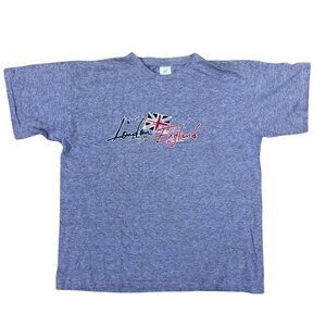 B&C Collection London England UK T Shirt Men's XL Grey Short Sleeve Vintage Top 